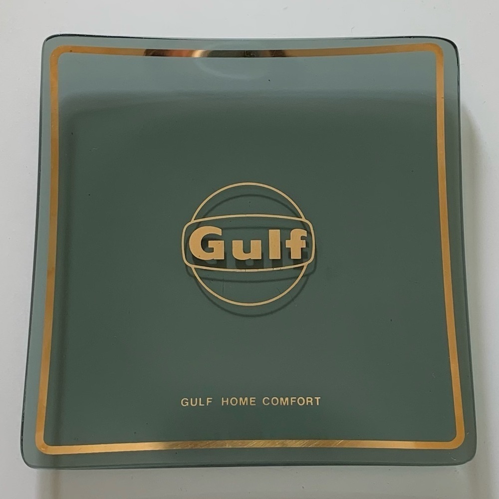 VINTAGE GULF OIL PROMOTIONAL ASHTRAY